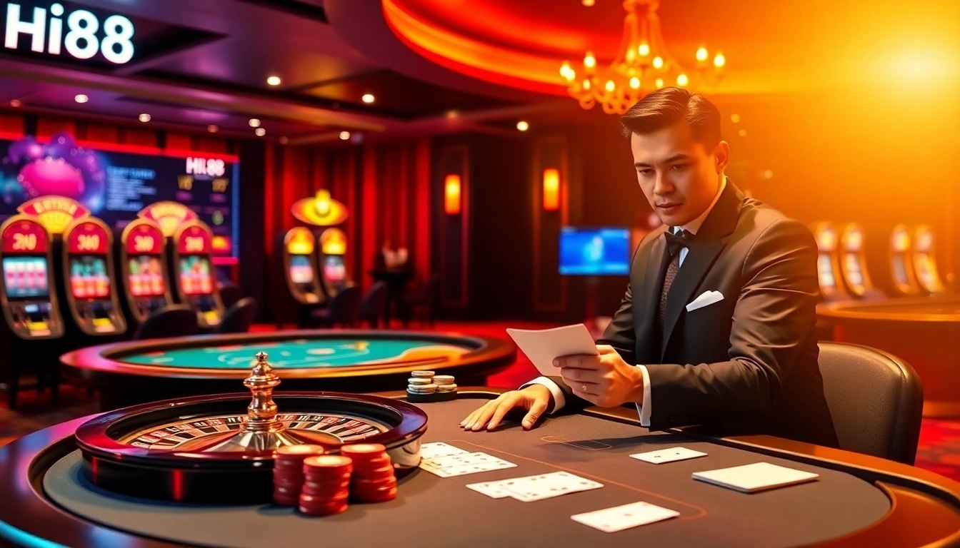 Experience excitement at Hi88 with thrilling poker games and vibrant casino action