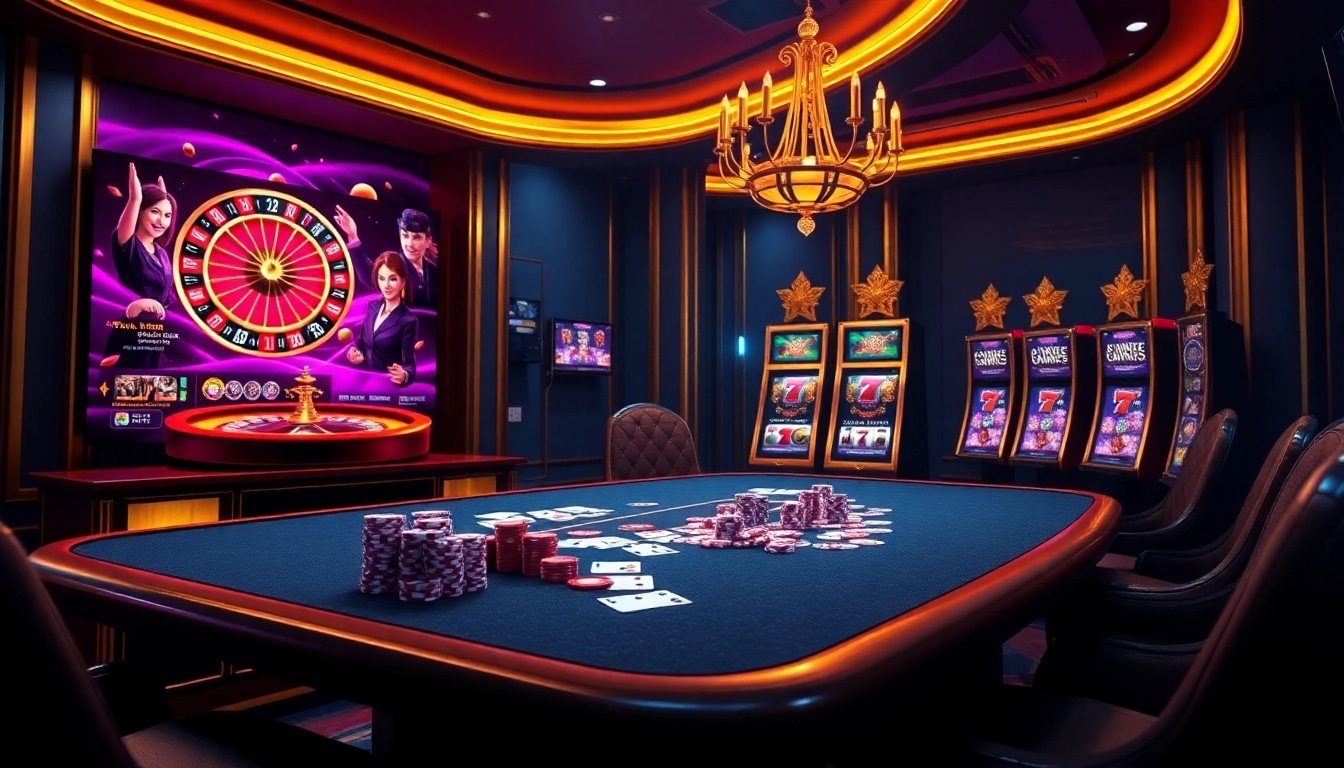 Experience the excitement of GK88 with vibrant slot machines and dynamic casino tables.