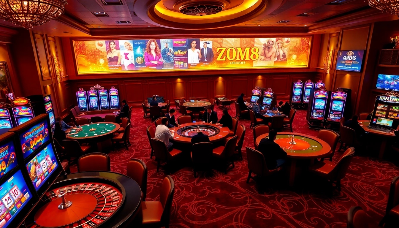 Players enjoying exciting games at KM88's professional casino, showcasing various betting options.