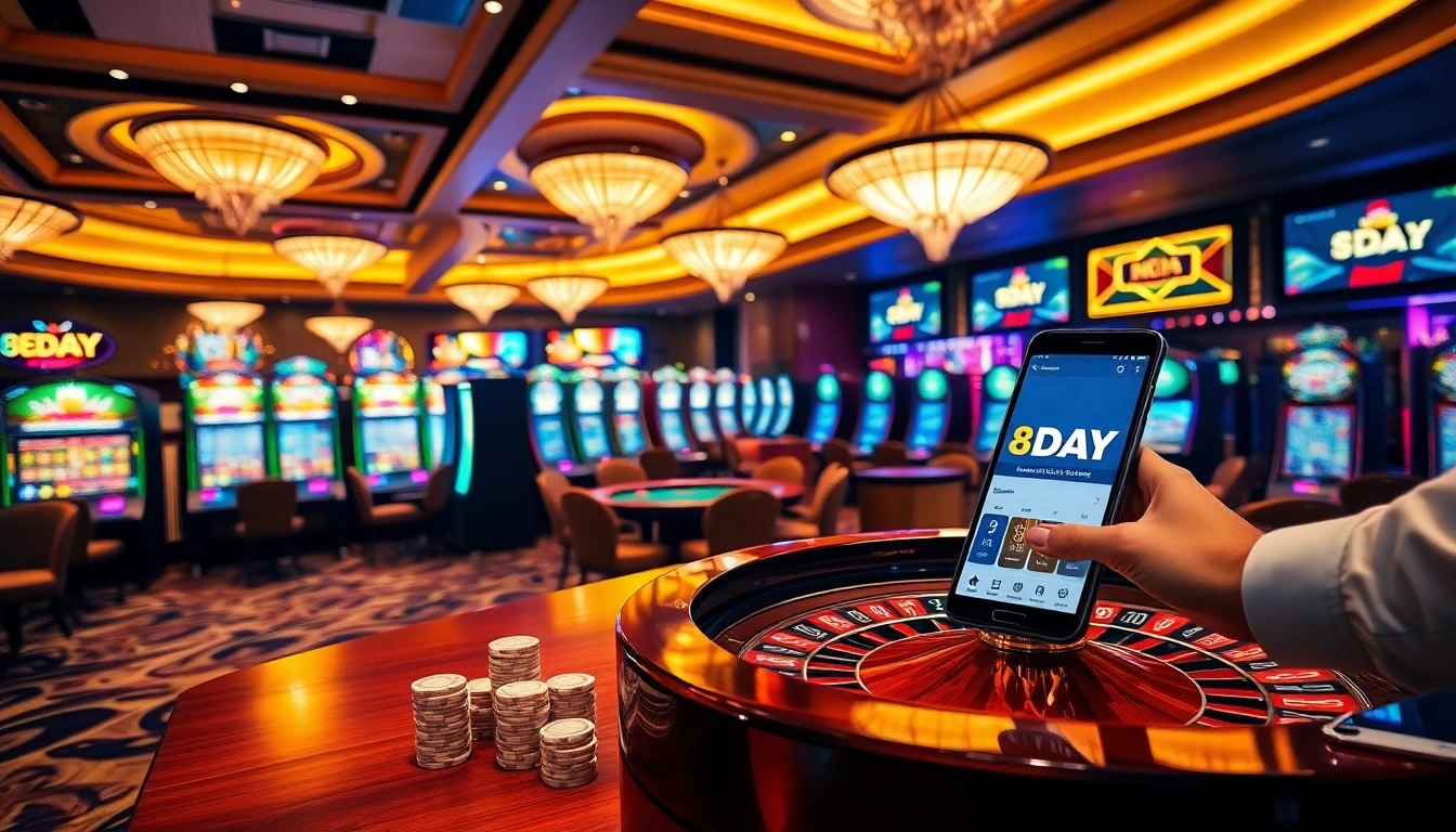 Experience the thrill of betting at 8day.reisen with vibrant casino games and a luxurious atmosphere.