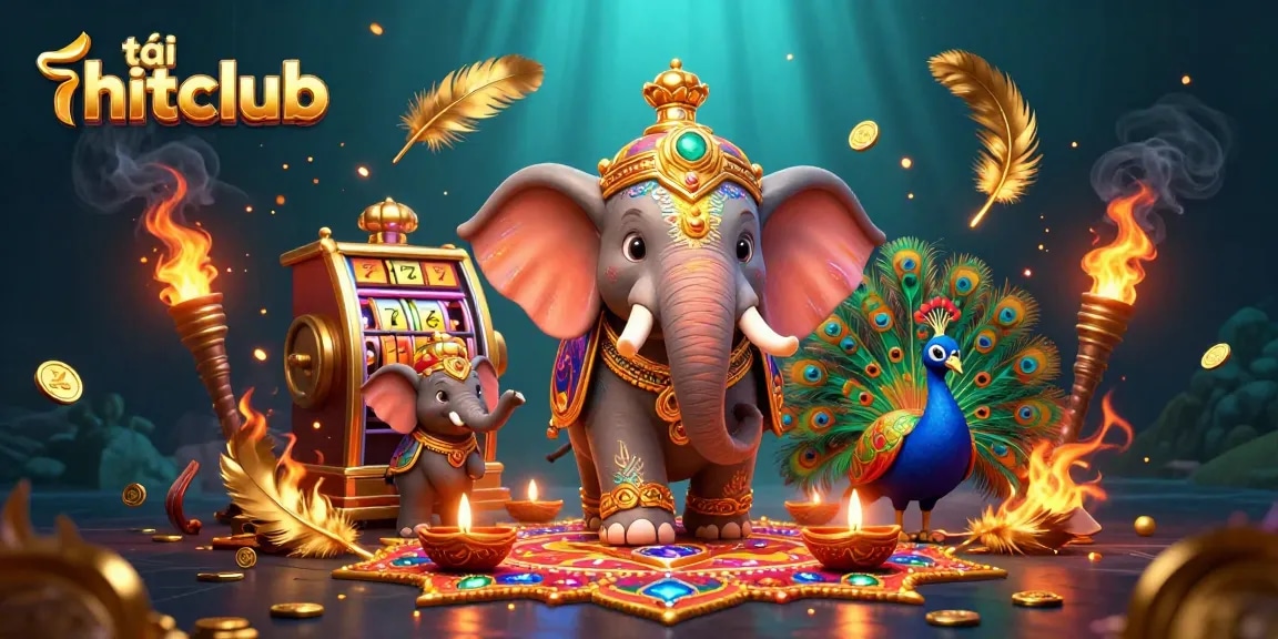 Engage in the action-packed world of tải hitclub with this dynamic 3D casino illustration.