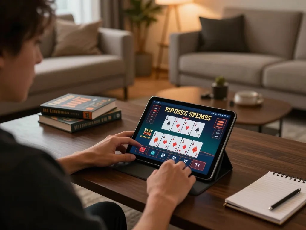 Player strategizing and placing bets on SC88 during an engaging live blackjack game at home.