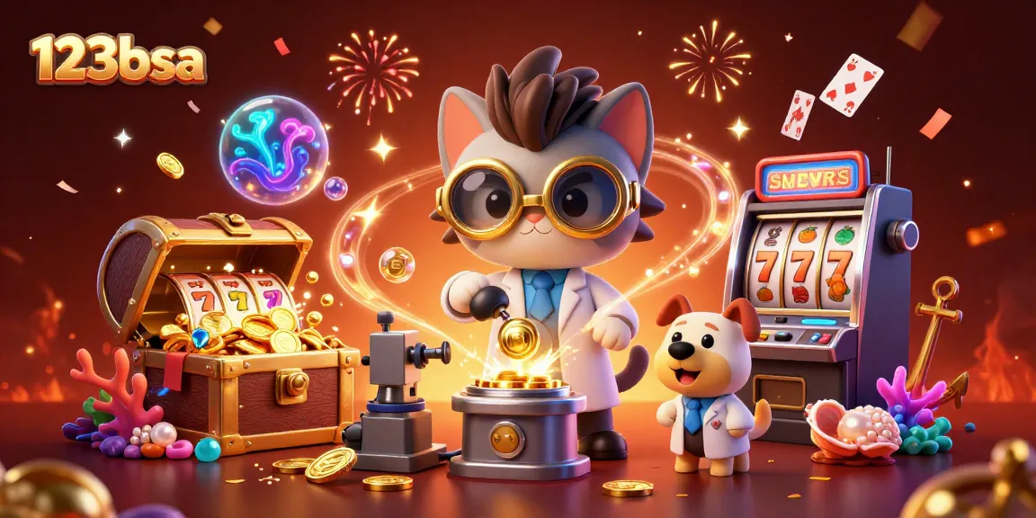 Experience thrilling slots action at 123bsa with vibrant golden coins and excitement!