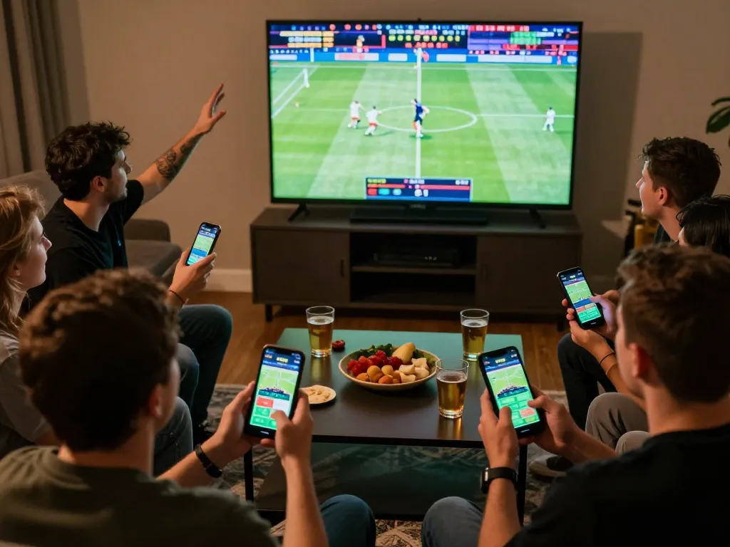 W188 app enhances sports betting excitement as friends celebrate winning bets together.
