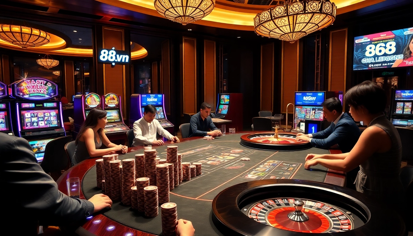 Experience top-tier gaming at nhà cái 88vn with exciting poker and roulette gameplay.