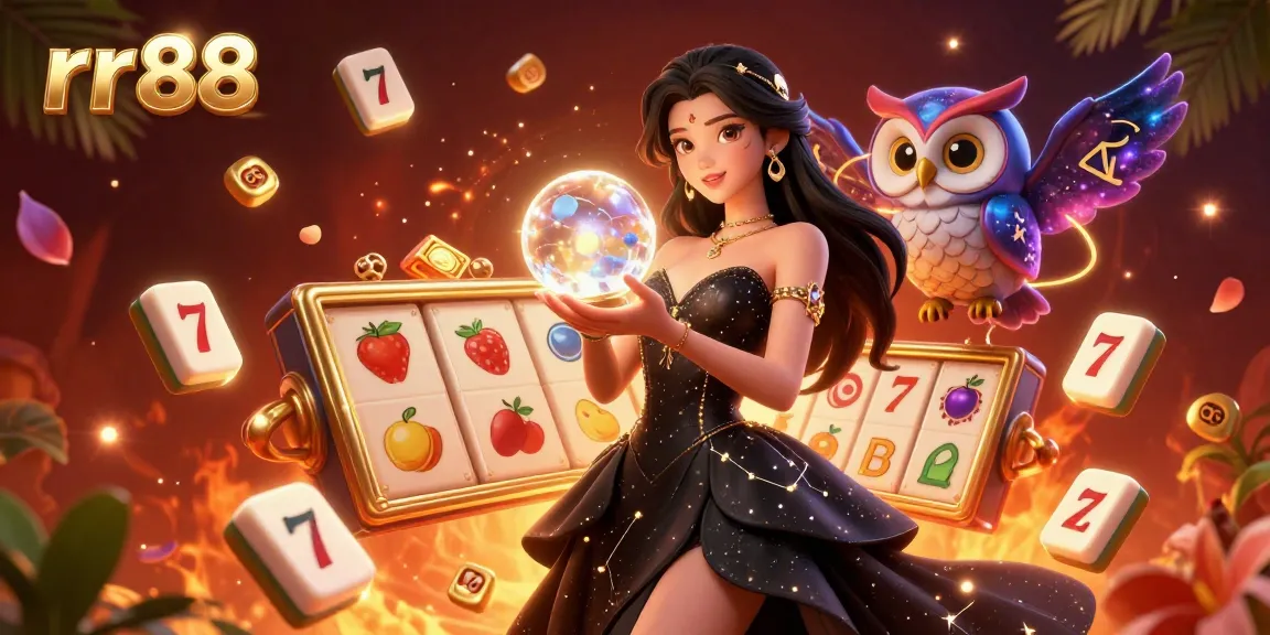 Engage with thrilling gameplay at rr88, where a mystical scene captures enchanting casino elements.