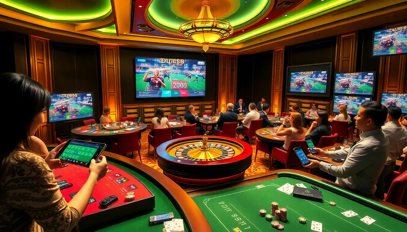 Experience the thrill of online gambling at https://du88.cx/ with vibrant casino tables and digital betting excitement.