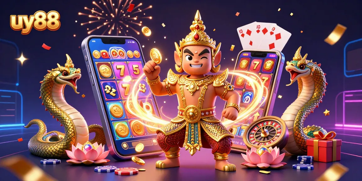 Experience the vibrant world of uy88 slots with captivating guardian and riches.