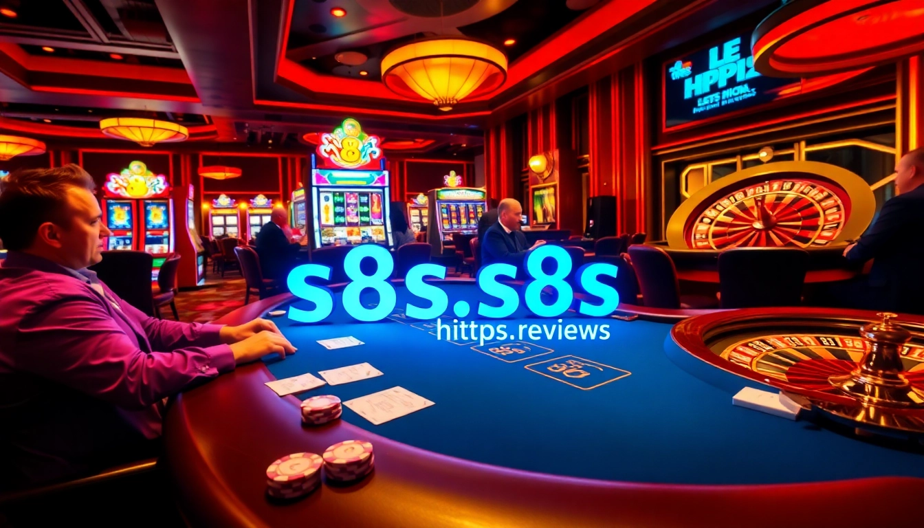 Experience the thrill of gambling at https://s8s.reviews/ with casino tables, exciting games, and vibrant atmosphere.