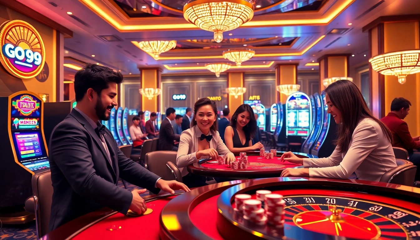 Experience the excitement of online gambling with go99 casino games and vibrant casino visuals.