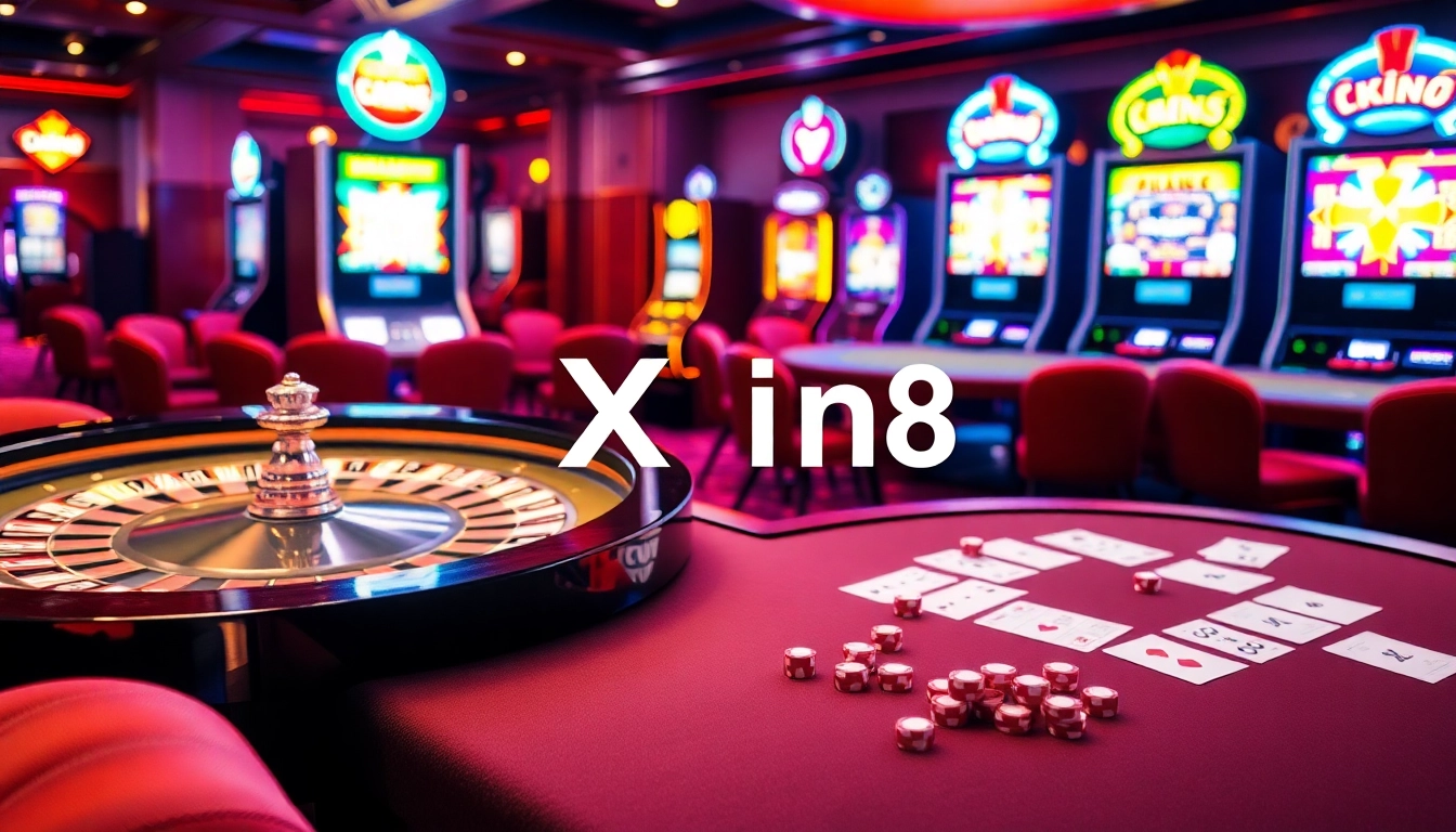 Experience the excitement of Xin88 with dynamic gaming visuals and lavish casino atmosphere.