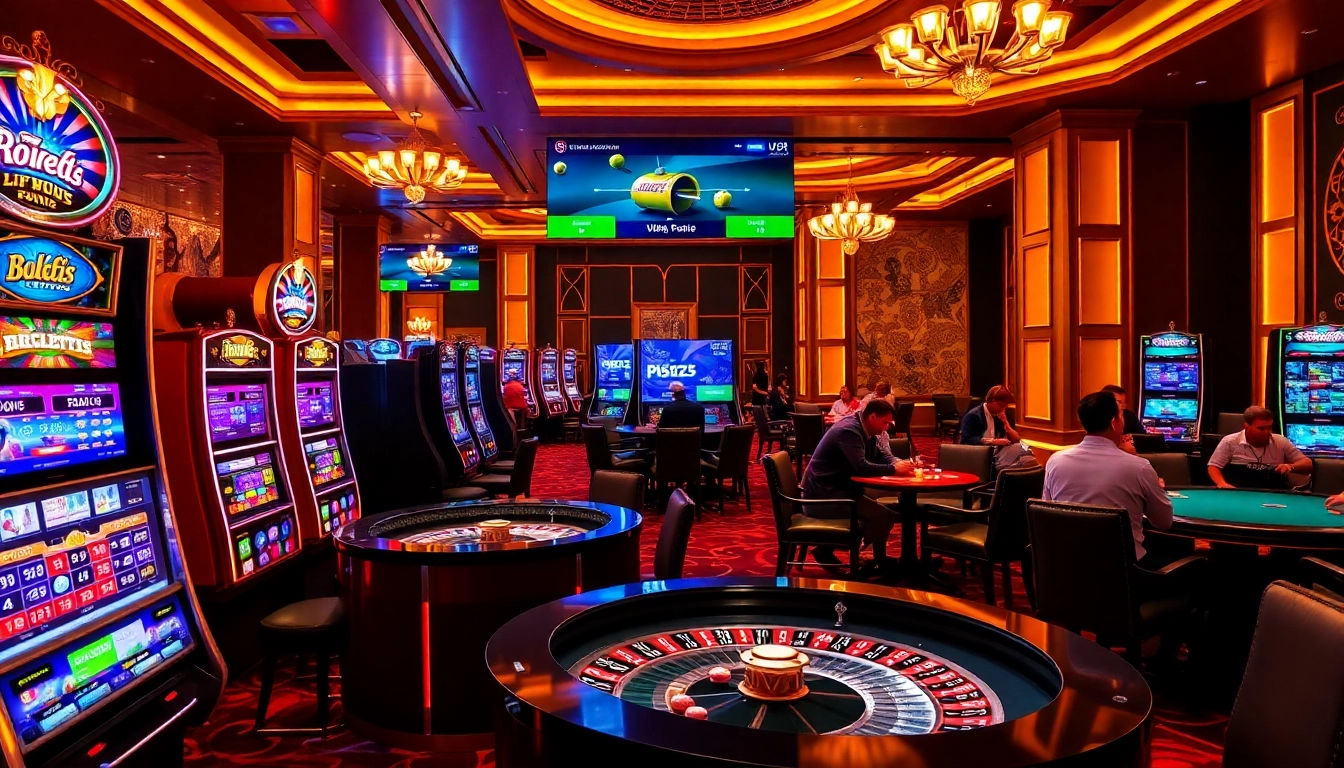 Experience the excitement of gambling at https://u88.ae.org with vibrant slot machines and poker tables.