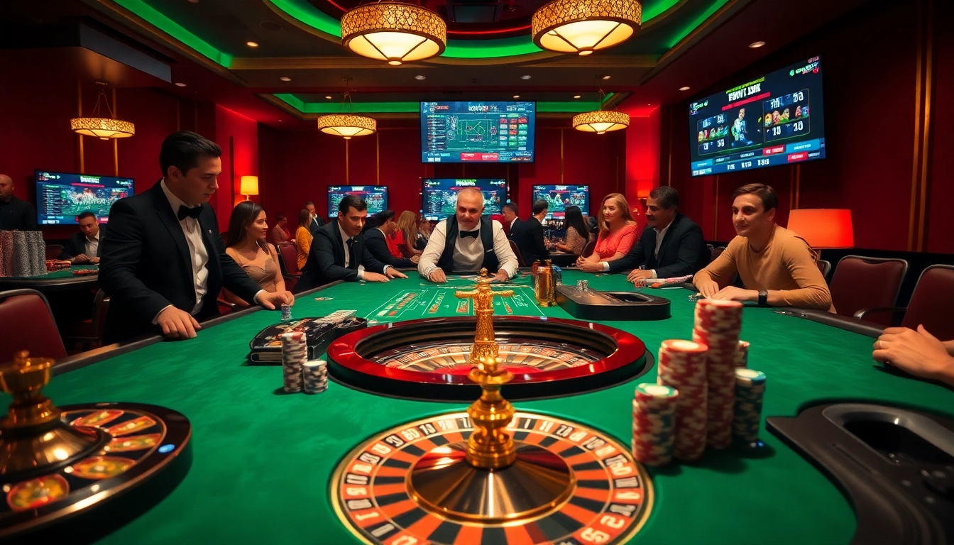 Experience the thrill of 7m nhanh nhất with high-stakes table games in a luxurious casino setting.