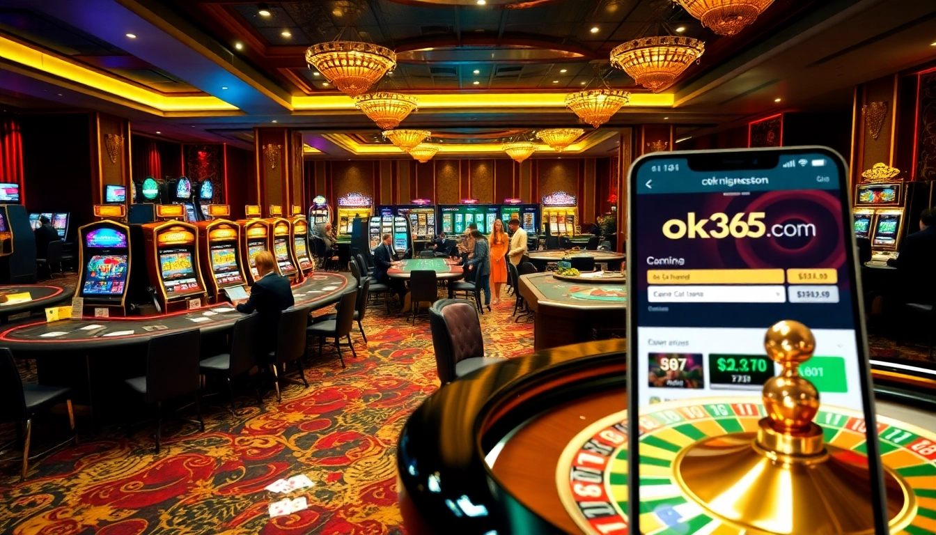 Experience thrilling gaming at ok365 com with engaging tables, cards, and vibrant slot machines.