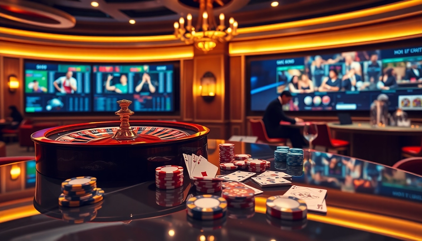 Engage with the exciting betting atmosphere at nhà cái mi88, featuring luxury gambling elements.