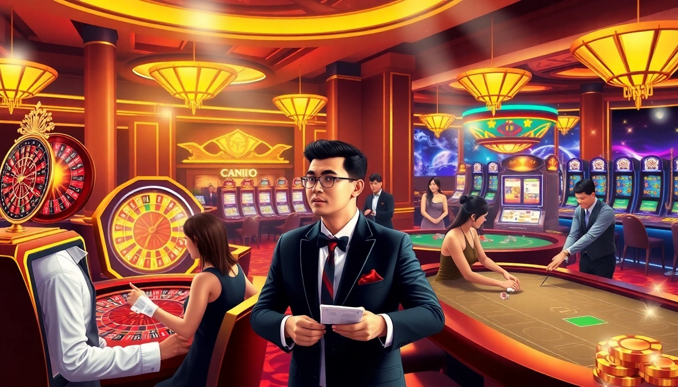Experience the excitement of online gambling at https://8kbet17.com/ with poker tables and roulette wheels.