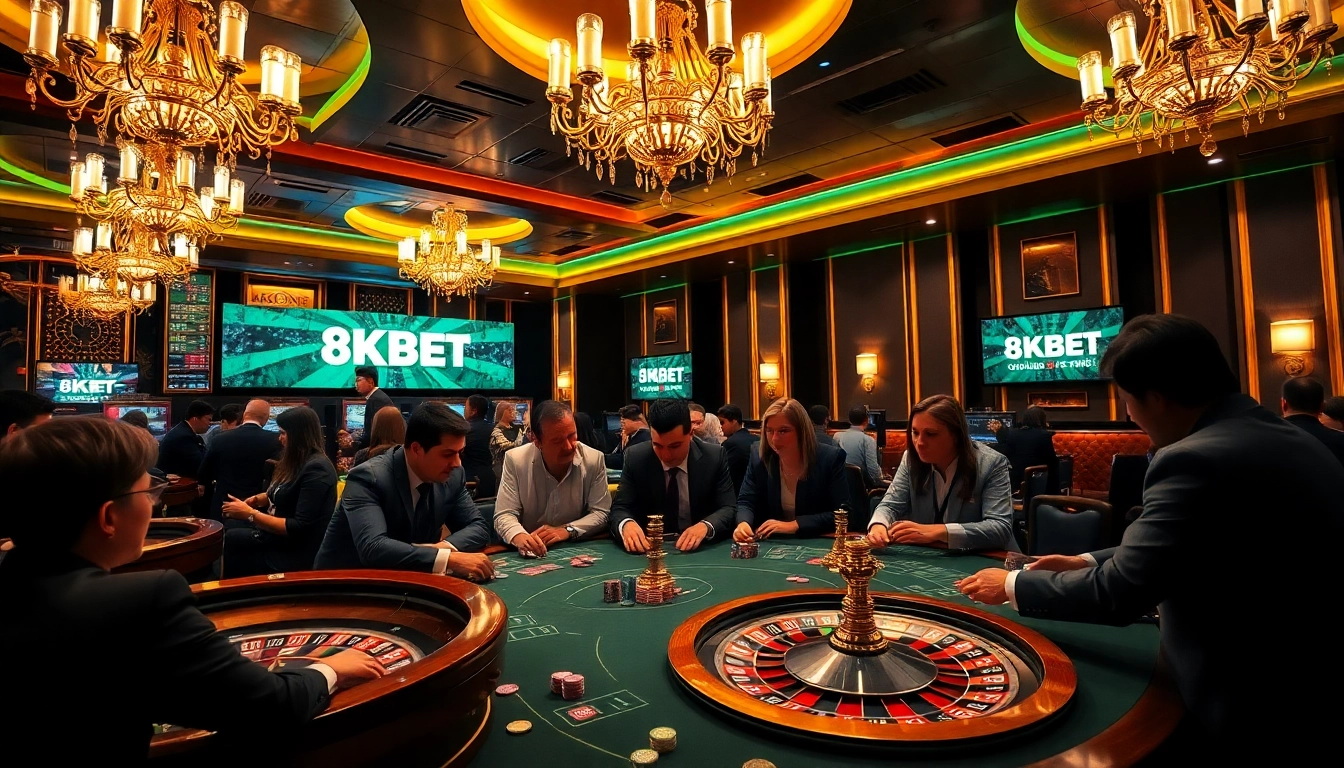 8KBET poker game scene showcasing excitement, professional vibes, and high-stakes action.