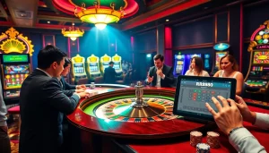 Experience thrilling gaming at https://rr8888.in.net/ with vibrant casino tables and excited players.