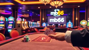 Experience the excitement of mb66 casino with vibrant slot machines and high-stakes poker action.